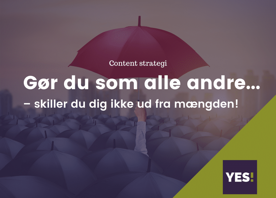 Hvis du gør som alle andre