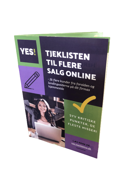 Tjeklisten til flere salg online