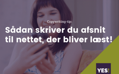 Sådan skri­ver du afsnit til net­tet