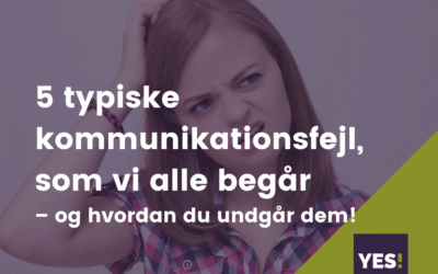 Dår­lig kom­mu­ni­ka­tion star­ter hos afsen­de­ren!