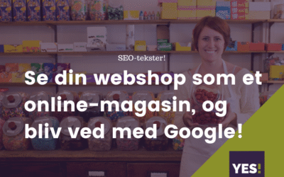 Se din webs­hop som et onli­ne-maga­sin