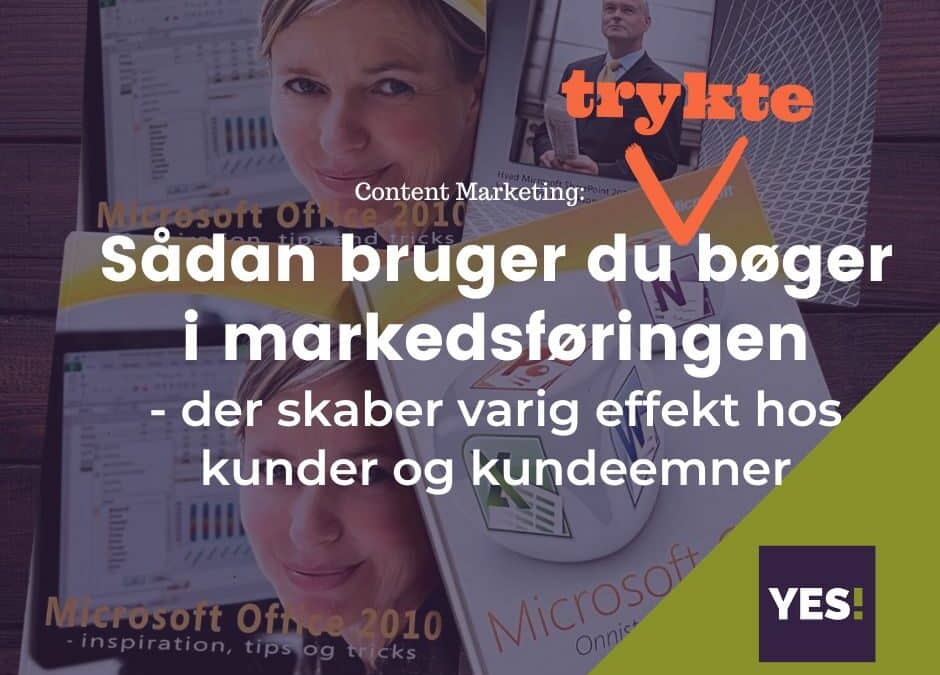 Sådan bru­ger du bøger i markedsføringen